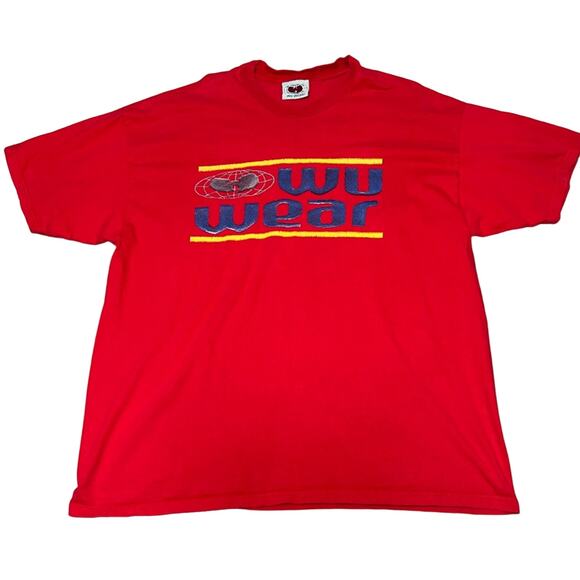 Vintage Red Wu Wear Wu Tang Clan Rap Tee Men’s SZ XXL 90s Made In USA VTG CLEAN